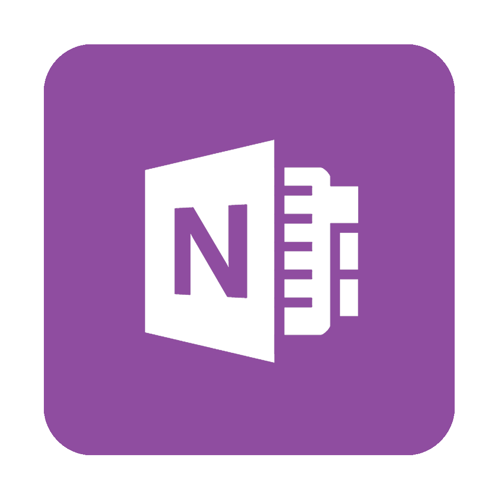 logo de la aplicación oneNote de Microsoft