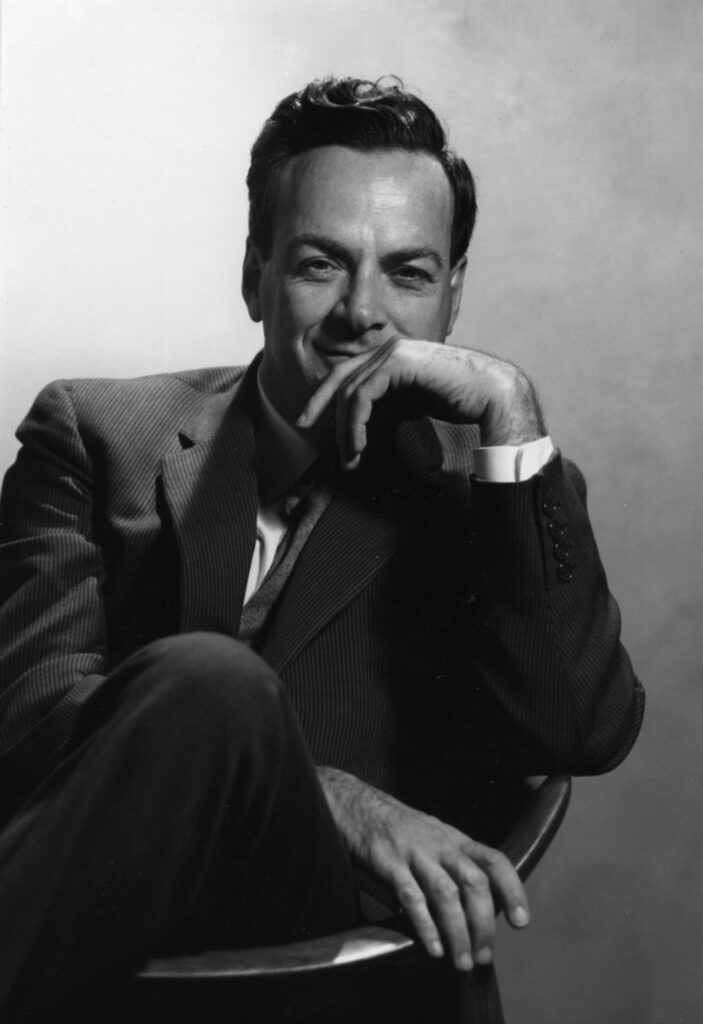 CALTRECH ARCHIVES
Posado oficial de Feynman para el Nobel, 1965